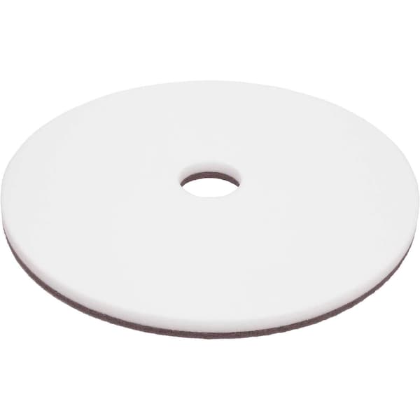 Global Industrial 18in Floor Pad, White, 5PK 641398 - main
